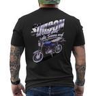 Simson Blue T-Shirt mit Rückendruck