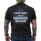 Slogan Floor Layer T-Shirt mit Rückendruck