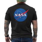 Small Nasa Logo T-Shirt mit Rückendruck