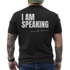 I Speak Kamala Harris T-Shirt mit Rückendruck