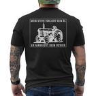 Steyr Oldtimer Traktor Fan T-Shirt mit Rückendruck