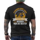 Studier Kann Jeder Tischler Werden Nur Die Beste T-Shirt mit Rückendruck