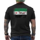 Syria Flag Ich Bin Stolz Auf Mein Land T-Shirt mit Rückendruck