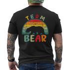 Team Bear Ich Wählle Den Bären T-Shirt mit Rückendruck