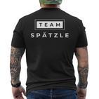 Team Spätzle Spätzle Press Muzzle Swabian T-Shirt mit Rückendruck