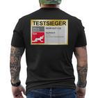 Test Winnerery Good Sauftalent Malle T-Shirt mit Rückendruck