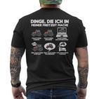 Tractor Tractor Bauer Dinge Die Ich Meiner Freizeit Mache T-Shirt mit Rückendruck