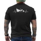 Trike Drivers Heartbeat Trikes Trike Biker Triker T-Shirt mit Rückendruck