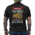 Trucker A Legendary Truck Driver Betritt Das Gelände Truck T-Shirt mit Rückendruck