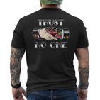 Trust No Oneintage Snake Handshake T-Shirt mit Rückendruck