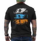 Wakeboard Wakeboarder Retro Wakeboarding Wakeboarding T-Shirt mit Rückendruck