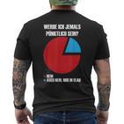 Will I Ever Be On Time S T-Shirt mit Rückendruck