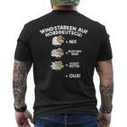 Windstärke Auf Norddeutsch Schafe Humour Slogan T-Shirt mit Rückendruck