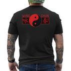 Wing Chun Kung Fu Yin Yang T-Shirt mit Rückendruck