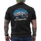 Zugspitze Garmisch Partenkirchen Bayern Germany Flag T-Shirt mit Rückendruck