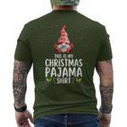 Christmas Pyjamas Top Sleep T-Shirt mit Rückendruck