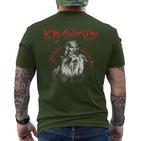 Kramperl Perchten Knecht Ruprecht Christmas Demon Krampus S T-Shirt mit Rückendruck