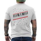 Beat It Piano T-Shirt mit Rückendruck