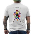 Billiards Pool T-Shirt mit Rückendruck