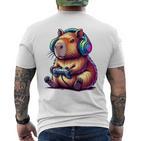 Capybara ideo Games Capybara T-Shirt mit Rückendruck