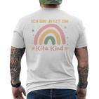 Children's Ich Bin Jetzt Ein Kita Kind 2023 T-Shirt mit Rückendruck