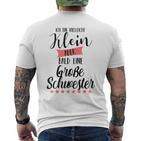 Children's Ich Binielleicht Klein T-Shirt mit Rückendruck