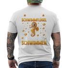 Children's Ich Kann Jetzt Schwimmen T-Shirt mit Rückendruck