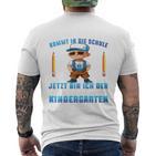 Children's Mein Bruder Kommt In Die Schule Boss Im Kindergarten T-Shirt mit Rückendruck