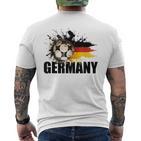 Deutschland Trikot 2026 Deutschland Flagge Germany T-Shirt mit Rückendruck