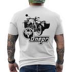 Dnepr Motorcycle Span Offroad Biker T-Shirt mit Rückendruck