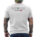 Dodge Hemi Dark Wordmark Logo T-Shirt mit Rückendruck