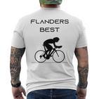 Flandern Best Cycling T-Shirt mit Rückendruck