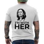 Ich Bin Bei Ihrer Wahlpräsidentin Kamala Harris 2024 Meme T-Shirt mit Rückendruck