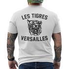 Les Tigresersailles France French Tigers Trendy Long-Sleeved Gray T-Shirt mit Rückendruck