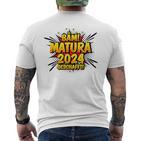 Matura Geschafft 2024 T-Shirt mit Rückendruck