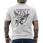 Modern Hip Hopintage Graffiti Urban Angel Streetwear T-Shirt mit Rückendruck