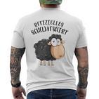 Official Sleep Schaf Pyjama Schlafanzug Nachthemd T-Shirt mit Rückendruck