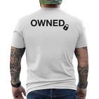 Owned Cuckold And Swinger Lifestyle T-Shirt mit Rückendruck