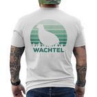 Quail Whisperer Quail Holder Quail T-Shirt mit Rückendruck