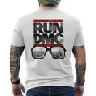 Run Dmc Glasses T-Shirt mit Rückendruck