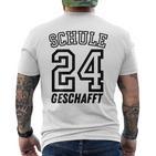 School Graduation Realschule Hauptschule 2024 T-Shirt mit Rückendruck