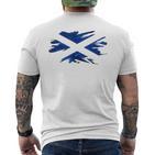 Scotland Scotland Flag Scotland S T-Shirt mit Rückendruck