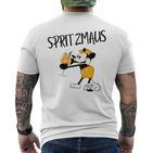 Spritzmaus Holy Aperollin Spritz Aperoly Mäuschen Aperölchen T-Shirt mit Rückendruck