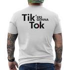 Tik'ers Gonna Tok Gray T-Shirt mit Rückendruck