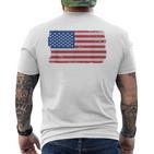 Usa Sports America Usa Flag T-Shirt mit Rückendruck