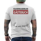 Volksschule Geschafft Popular School Graduation Guest Book 4 Class S T-Shirt mit Rückendruck