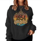 1954Intage Birthday Retrointage Sweatshirt Frauen