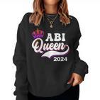 Abitur Queen 2024 Abi High School Sweatshirt Frauen