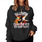 Adult Women's Child Ich Bin Eine Hexe Ich Darf Das Sweatshirt Frauen