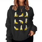 Banana Yoga Sweatshirt Frauen